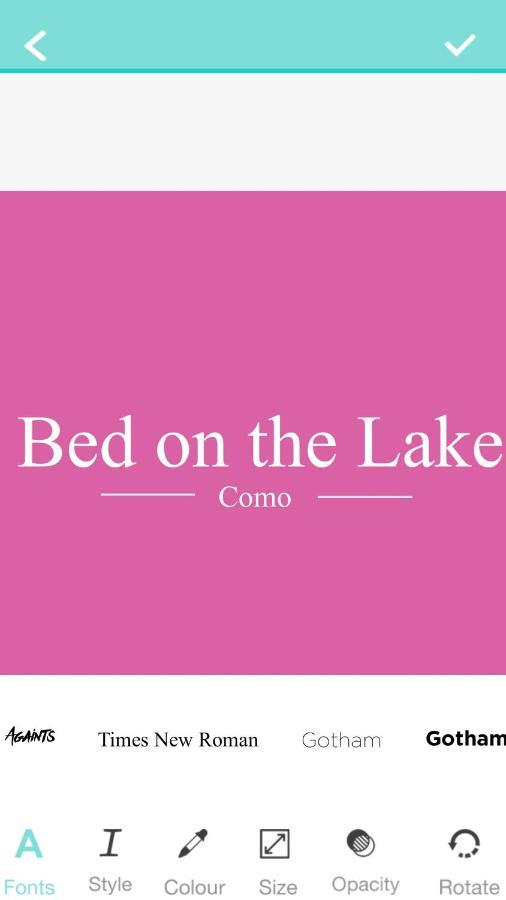 Bed On The Lake Como Monolocale Vista Lago Экстерьер фото